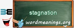 WordMeaning blackboard for stagnation